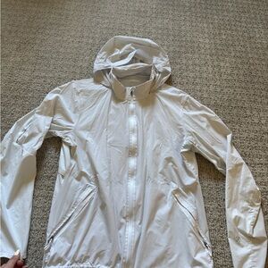 Men's White Lululemon Hooded Jacket